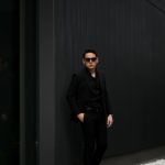 cuervo bopoha (クエルボ ヴァローナ) Sartoria Collection (サルトリア コレクション) Rooster (ルースター) STRETCH NYLON ストレッチナイロン スーツ BLACK(ブラック) MADE IN JAPAN (日本製) 2021 春夏 【Special Model】 【ご予約受付中】のイメージ