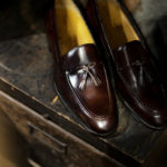 ENZO BONAFE(エンツォボナフェ) ART. EB-07 Tassel Loafer タッセルローファー MUSEUM CALF(ミュージアムカーフ) ドレスシューズ ローファー DARK BROWN (ダークブラウン) made in italy (イタリア製) 2021 秋冬新作 【入荷しました】【フリー分発売開始】のイメージ