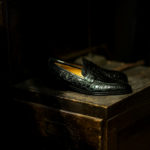ENZO BONAFE (エンツォボナフェ) ART. EB-08 Crocodile Coin Loafer (クロコダイル コイン ローファー) Mat Crocodile Leather マット クロコダイル レザー ドレスシューズ ローファー NERO (ブラック) made in italy (イタリア製) 2021のイメージ