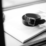 FIXER(フィクサー) FBL-01 CLASSIC LEATHER BELT 925 STERLING SILVER(925スターリングシルバー) クラシック レザーベルト BLACK(ブラック) 【ご予約開始します】【2021.5.22(Sat)～2021.6.06(Sun)】のイメージ