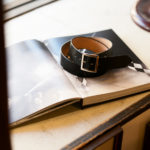 FIXER(フィクサー) FBL-01 CLASSIC LEATHER BELT 925 STERLING SILVER(925スターリングシルバー) クラシック レザーベルト BLACK(ブラック)のイメージ