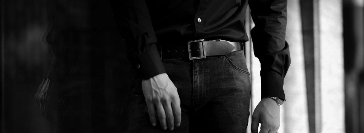 FIXER(フィクサー) FBL-01 CLASSIC LEATHER BELT クラシック レザーベルト BLACK(ブラック) 【ご予約開始】【2021.5.22(Sat)～2021.6.06(Sun)】 フィクサー エフビーエル01 ブラック レザーベルト 愛知 名古屋 Alto e Diritto altoediritto アルトエデリット