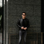 Georges de Patricia (ジョルジュ ド パトリシア) Carrera (カレラ) 925 STERLING SILVER (925 スターリングシルバー) Super Soft Sheepskin シングル ライダース ジャケット NOIR (ブラック) 2021のイメージ