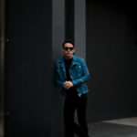 ISAMU KATAYAMA BACKLASH (イサムカタヤマ バックラッシュ) JAPAN CALF DOUBLE RIDERS No.1927-01 (ジャパン カーフ ダブルライダース) レザー ダブルライダース ジャケット TURQUOISE(ターコイズ) MADE IN JAPAN (日本製) 2021 春夏新作 【Special Model】【Alto e Diritto別注】【カタヤマ氏直筆スペシャルバックプリント】のイメージ