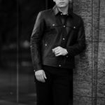 ISAMU KATAYAMA BACKLASH The Line (イサムカタヤマ バックラッシュ ザ・ライン) GUIDI CALF HUNTING No.T-212AL (グイディ カーフ ハンティングジャケット) 925 STERLING SILVER (925 スターリングシルバー) レザー ハンティング ジャケット BLACK (ブラック) MADE IN JAPAN (日本製) 2021  【Alto e Diritto 限定,別注】【Special Model】【ご予約受付中】のイメージ