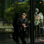 ISAMU KATAYAMA BACKLASH The Line (イサムカタヤマ バックラッシュ ザ・ライン) GUIDI CALF DOUBLE RIDERS No.T-227AL (グイディ カーフ ダブルライダース) 925 STERLING SILVER (925 スターリングシルバー) レザー ダブルライダース ジャケット BLACK (ブラック) MADE IN JAPAN (日本製) 2021 【Alto e Diritto 限定,別注】【Special Model】【ご予約受付中】のイメージ