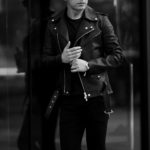 ISAMU KATAYAMA BACKLASH The Line (イサムカタヤマ バックラッシュ ザ・ライン) GUIDI CALF DOUBLE RIDERS No.T-227AL (グイディ カーフ ダブルライダース) 925 STERLING SILVER (925 スターリングシルバー) レザー ダブルライダース ジャケット BLACK (ブラック) MADE IN JAPAN (日本製) 2021 【Alto e Diritto 限定,別注】【Special Model】【ご予約受付中】のイメージ