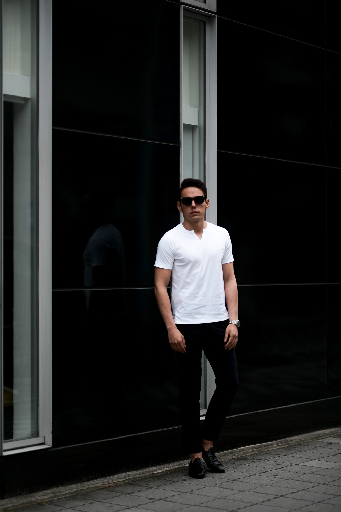 nomiamo (ノミアモ) SUPIMA 80/1 Key Neck T-shirt スーピマコットン キーネック Tシャツ WHITE (ホワイト) 2021 春夏 【Alto e Diritto別注】【Special限定モデル】【ご予約開始】愛知 名古屋 Altoediritto アルトエデリット カットソー 半袖Tシャツ
