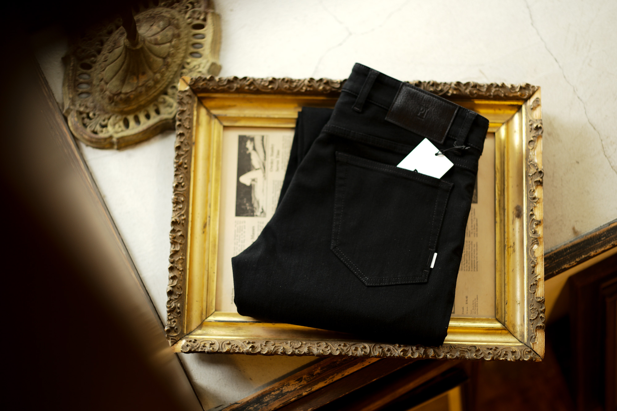 PT TORINO DENIM (ピーティートリノデニム) SWING (スイング) SUPER SLIM FIT (スーパースリムフィット) ストレッチ ワンウォッシュ デニムパンツ BLACK(ブラック・DK76) 2021 春夏 【ご予約開始】愛知 名古屋 Alto e Diritto altoediritto アルトエデリット ジーンズ