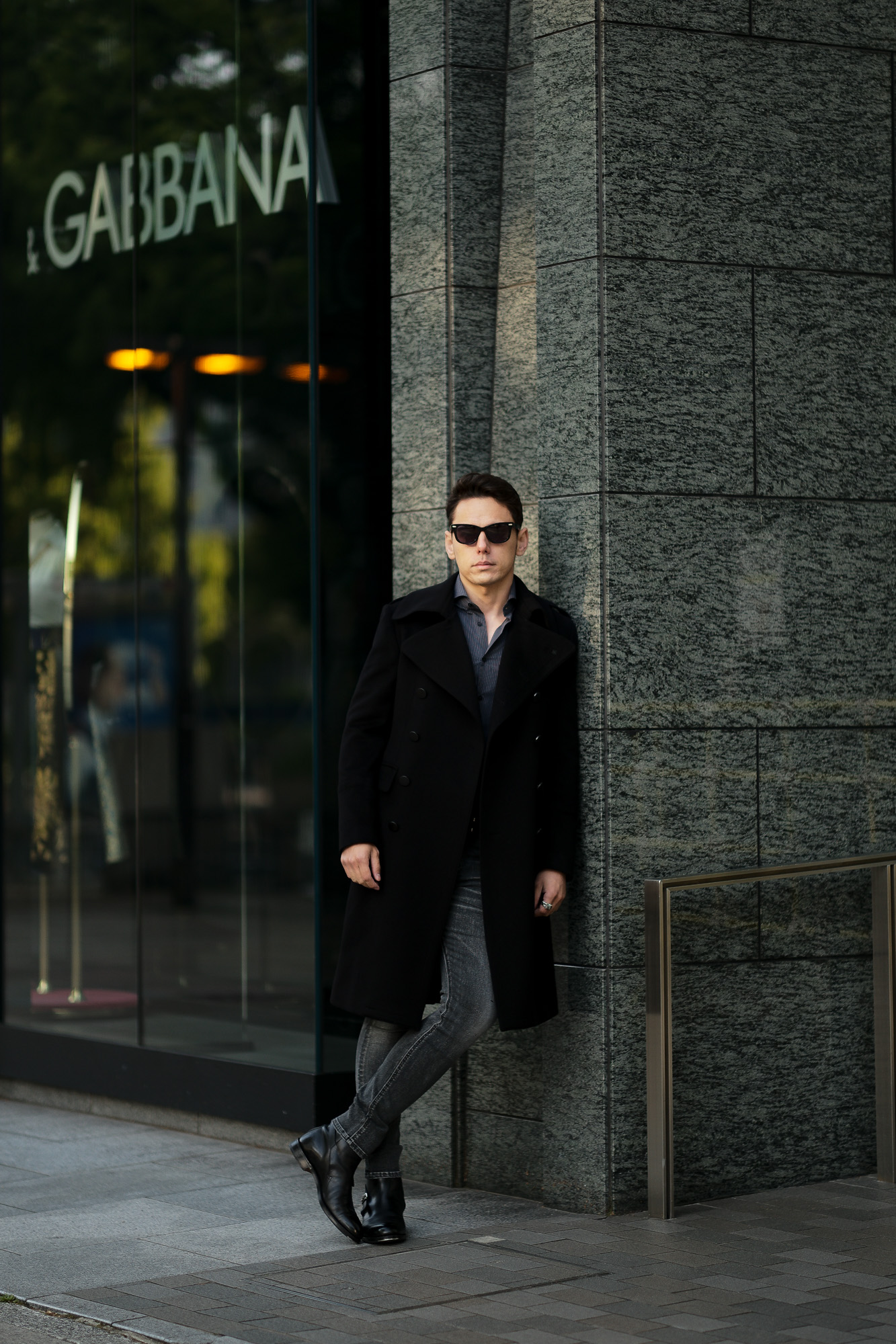 TAGLIATORE (タリアトーレ) AVIATOR Military Cashmere coat