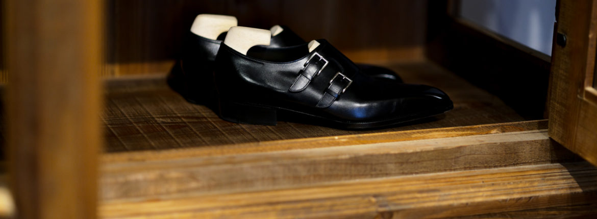 Yohei Fukuda // Double Monk Strap Shoes BLACK 【Bespoke】のイメージ