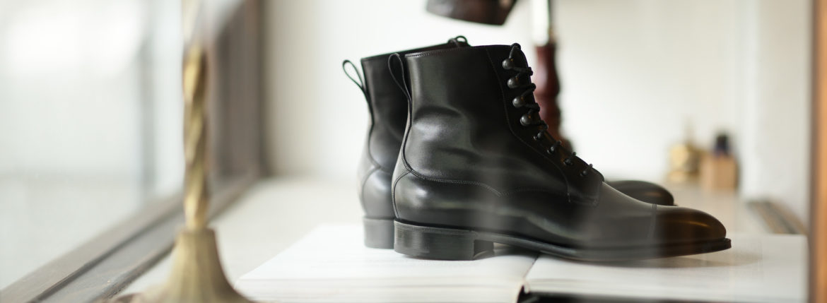 EDWARD GREEN (エドワードグリーン) GALWAY (ゴールウェイ) 82LAST E Lace up boots Black Calf ブラックカーフレザー レースアップブーツ BLACK (ブラック) Made In England (イギリス製) 2021 秋冬 【入荷しました】【フリー分発売開始】愛知 名古屋 Alto e Diritto altoediritto アルトエデリット レザーブーツ