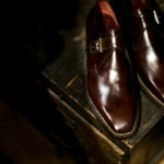 ENZO BONAFE “ART.3721” Single Monk Strap Shoes MUSEUM CALF DARK BROWN 2021のイメージ