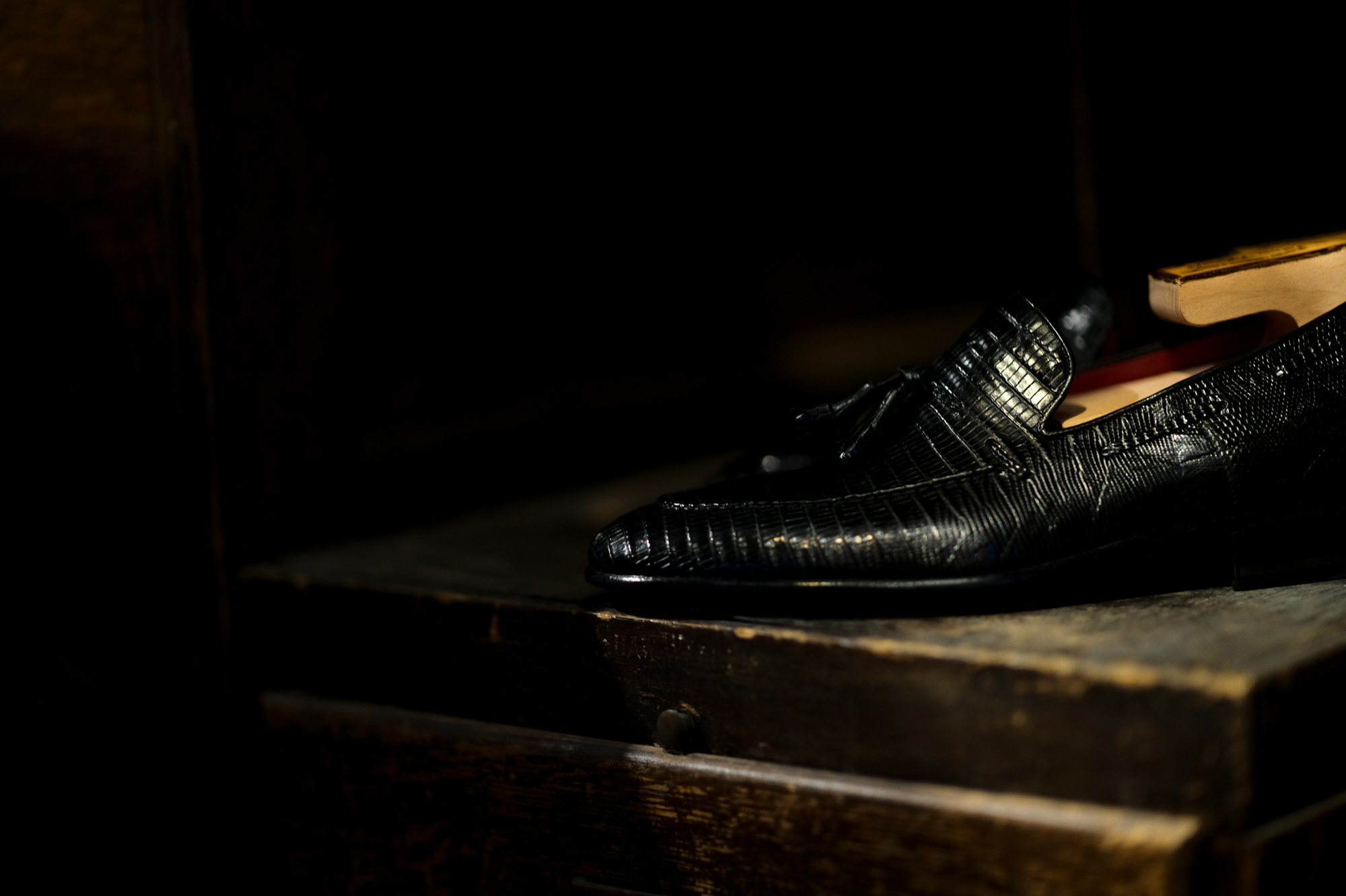 ENZO BONAFE(エンツォボナフェ) ART. EB-41 Tassel Loafer タッセルローファー TEJUS テジュー ドレスシューズ ローファー NERO(ブラック) made in italy (イタリア製) 2021 愛知 名古屋 Alto e Diritto altoediritto アルトエデリット