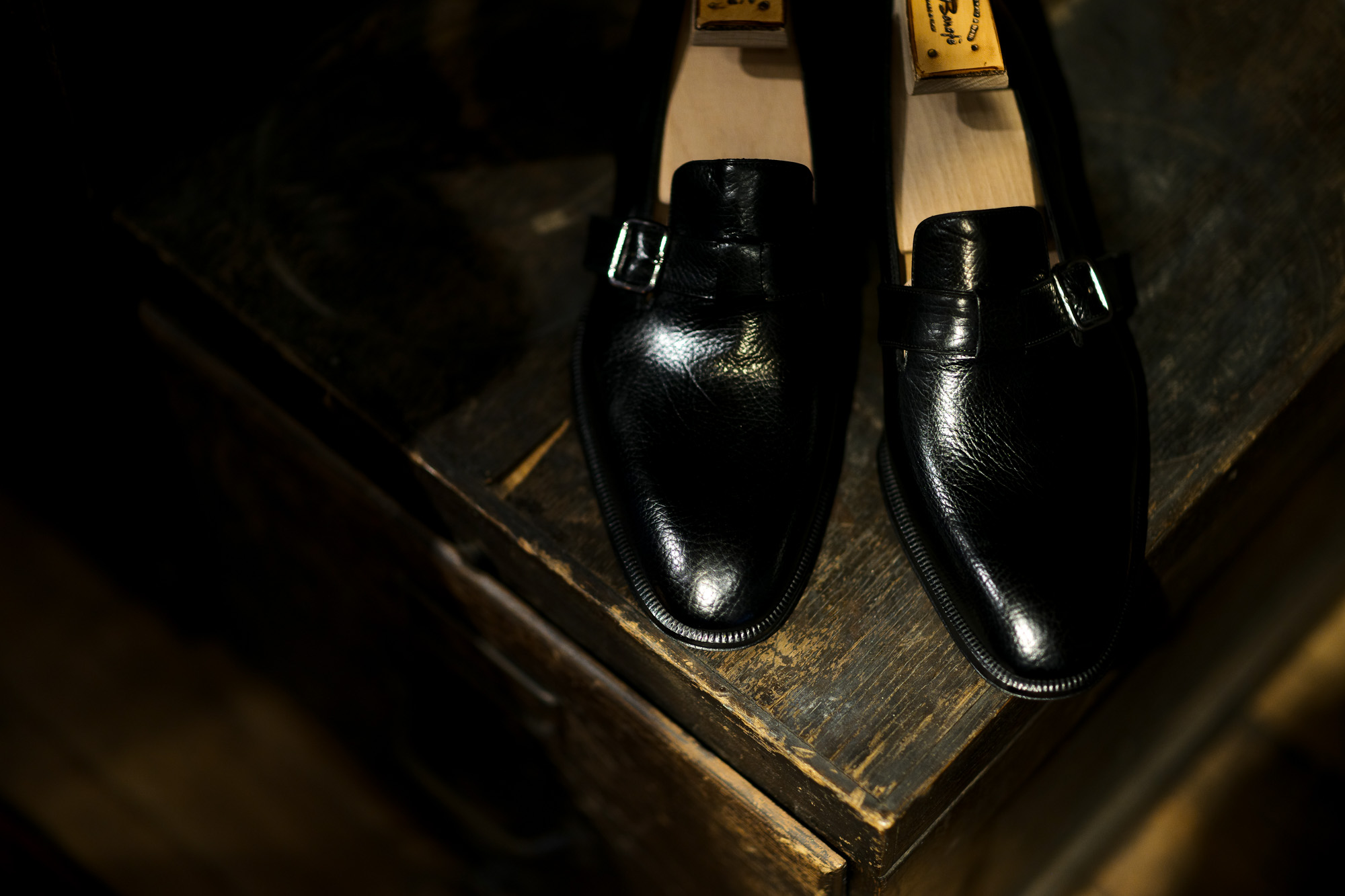 ENZO BONAFE "ART.EB-44" SLIP ON LAMA LEATHER NERO 2021 エンツォボナフェ スリッポン ラマレザー ブラック ドレスシューズ 愛知 名古屋 Alto e Diritto altoediritto アルトエデリット ローファー