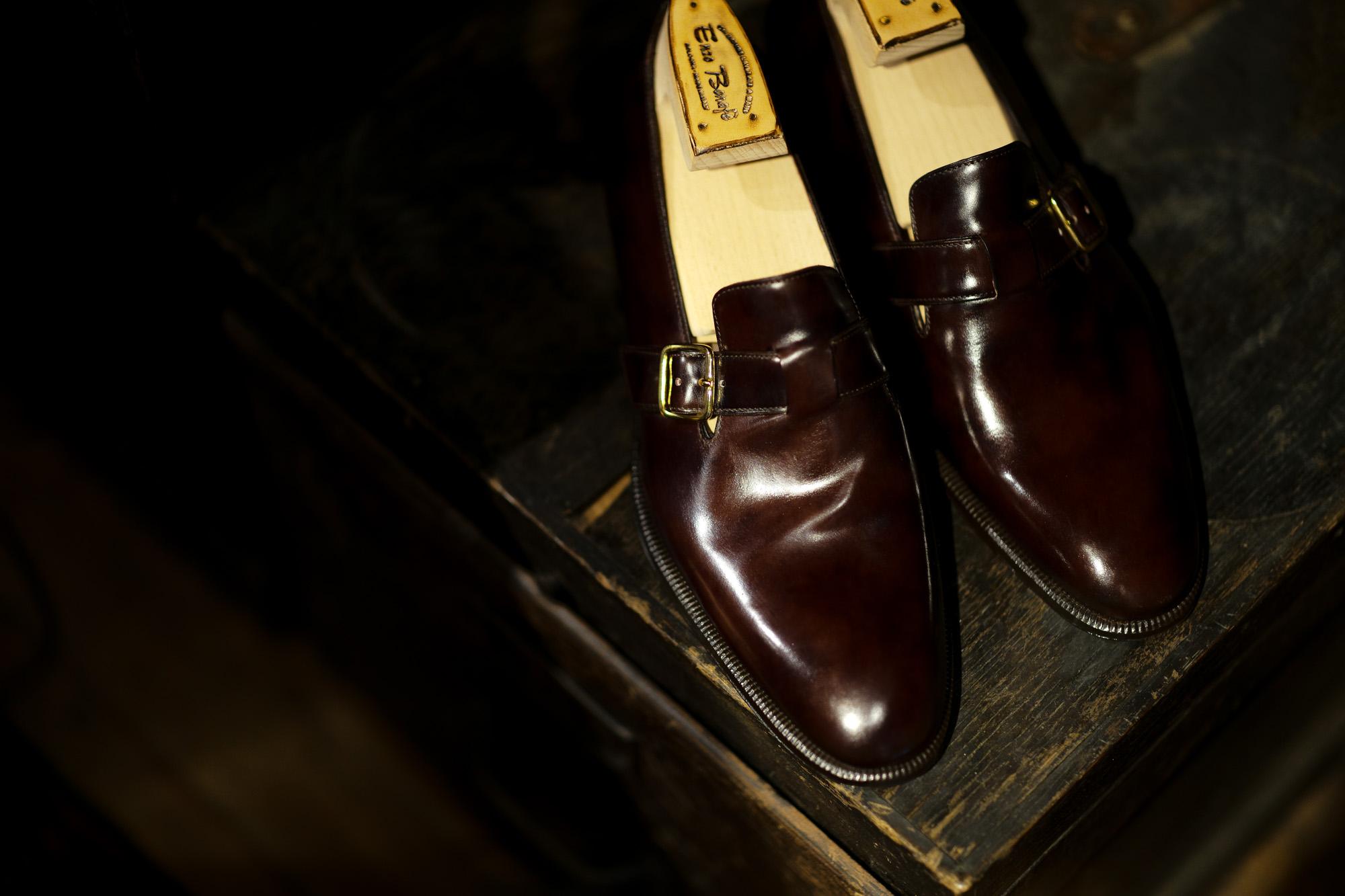 ENZO BONAFE(エンツォボナフェ) ART. EB-44 SLIP ON スリッポン MUSEUM CALF(ミュージアムカーフ) ドレスシューズ スリッポン DARK BROWN (ダークブラウン) made in italy (イタリア製) 2021 愛知 名古屋 Alto e Diritto altoediritto アルトエデリット