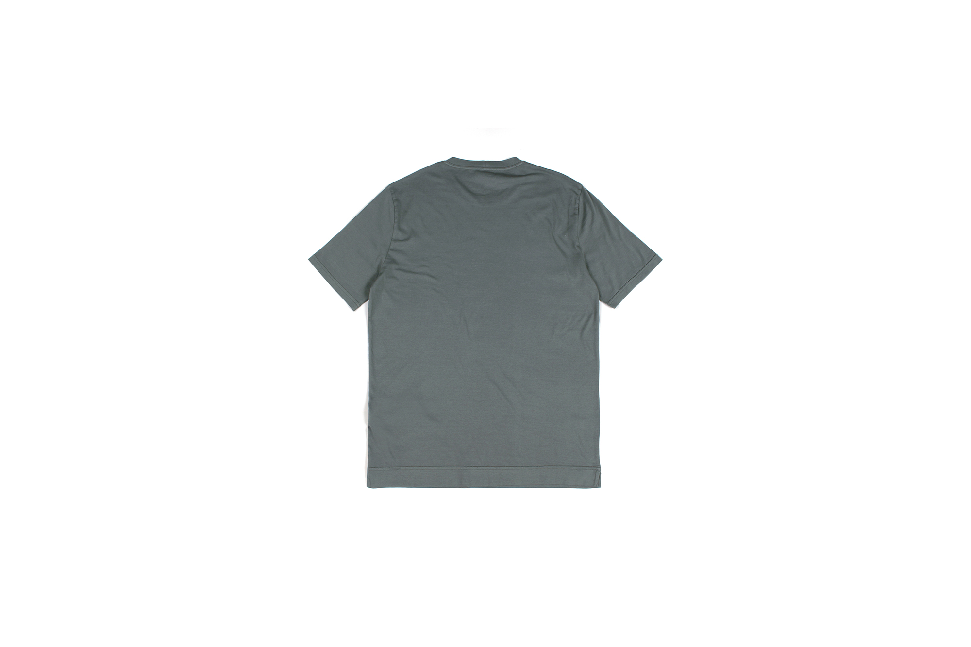 FEDELI(フェデリ) Crew Neck T-shirt (クルーネック Tシャツ) ギザコットン Tシャツ KHAKI (カーキ・710) made in italy (イタリア製) 2022 春夏 【Special Color】【ご予約開始】愛知 名古屋 Alto e Diritto altoediritto アルトエデリット オリーブ