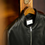 HEDIN (エディン) KIMON Single Leather Jacket (シングル レザー ジャケット) Lamb Leather ラムレザー シングル ライダース ジャケット NERO (ブラック) Made in italy (イタリア製) 2021秋冬 【Alto e Diritto 別注】 【Speical Model】のイメージ