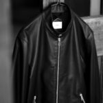 HEDIN (エディン) KIMON Single Leather Jacket (シングル レザー ジャケット) Lamb Leather ラムレザー シングル ライダース ジャケット NERO (ブラック) Made in italy (イタリア製) 2021秋冬 【Alto e Diritto 別注】 【Speical Model】のイメージ