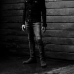 ISAMU KATAYAMA BACKLASH (イサムカタヤマ バックラッシュ) Stretch Skinny Crash Denim Pants ストレッチ スキニー クラッシュ デニムパンツ BLACK CRASH (ブラッククラッシュ) MADE IN JAPAN (日本製) 2021 【Alto e Diritto別注】【Special Model】【ご予約受付中】のイメージ