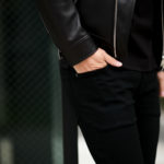 ISAMU KATAYAMA BACKLASH (イサムカタヤマ バックラッシュ) Stretch Skinny Denim Pants ストレッチ スキニー デニム パンツ BLACK (ブラック) MADE IN JAPAN (日本製) 2021 【Alto e Diritto別注】【Special Model】【ご予約受付中】のイメージ