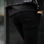 ISAMU KATAYAMA BACKLASH (イサムカタヤマ バックラッシュ) Stretch Skinny Denim Pants ストレッチ スキニー デニム パンツ BLACK (ブラック) MADE IN JAPAN (日本製) 2021 【Alto e Diritto別注】【Special Model】【ご予約受付中】のイメージ