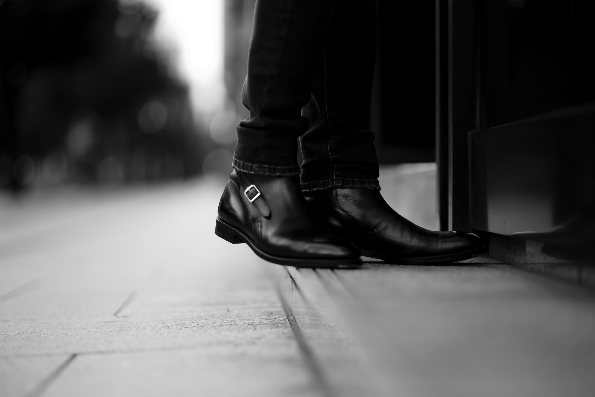 JOHN LOBB (ジョンロブ) ABBOT (アボット) 8695B Jodhpur Boots Black Calf ブラックカーフレザー ジョッパーブーツ BLACK (ブラック) Made In England (イギリス製) 2021 愛知 名古屋 Alto e Diritto altoediritto アルトエデリット ブーツ レザーブーツ johnlobbブーツ YOHEI FUKUDA ビスポーク 福田洋平 BESPOKE