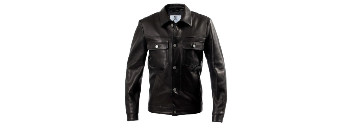 MOLEC (モレック) 3rd type Leather Jacket (3rdタイプ レザー ジャケット) PLONGE Lambskin プロンジェラムレザー サードタイプ レザー トラッカージャケット NERO (ブラック) Made in italy (イタリア製) 2021 【ご予約開始】愛知 名古屋 Alto e Diritto altoediritto アルトエデリット