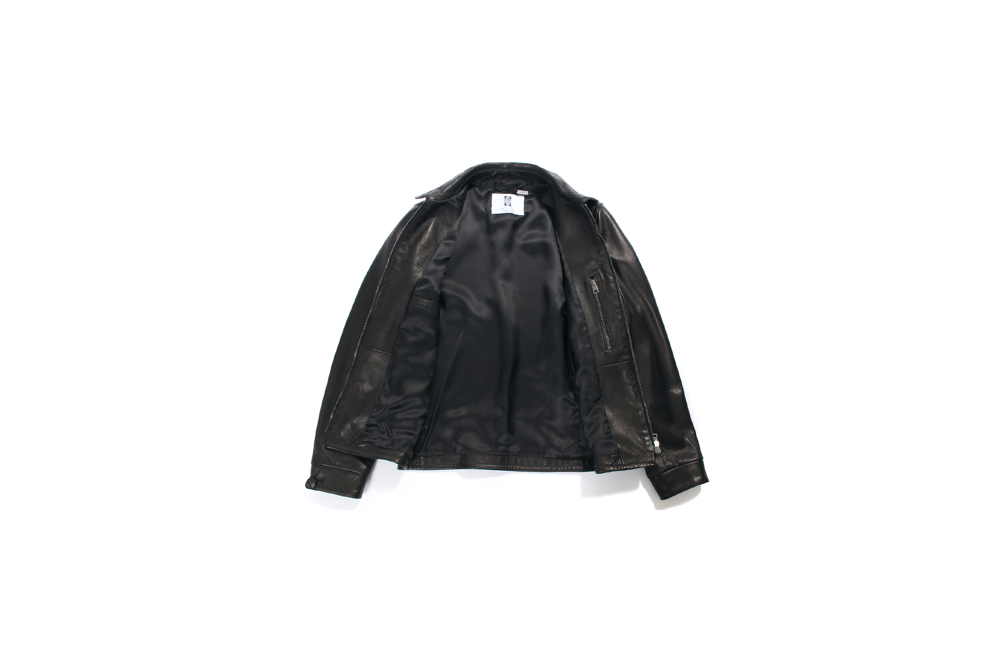 MOLEC (モレック) Single Leather Jacket (シングル レザージャケット) PLONGE Lambskin プロンジェラムレザー シングル ライダース ジャケット NERO (ブラック) NERO (ブラック)　Made in italy (イタリア製) 2021 愛知 名古屋 Alto e Diritto altoediritto アルトエデリット レザージャケット