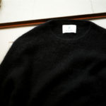 RIVORA GENTLE Knit Crew Neck Cashmere Mohair Silk “BLACK・010” 【Alto e Diritto 別注】【Special Model】のイメージ