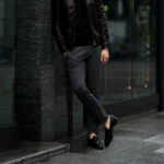 cuervo bopoha (クエルボ ヴァローナ) Sartoria Collection (サルトリア コレクション) Brad (ブラッド) 2WAY LIGHT COMFORT JERSEY ライト ストレッチ ジャージ スラックス GRAY (グレー) MADE IN JAPAN (日本製) 2021 秋冬 【ご予約受付中】のイメージ