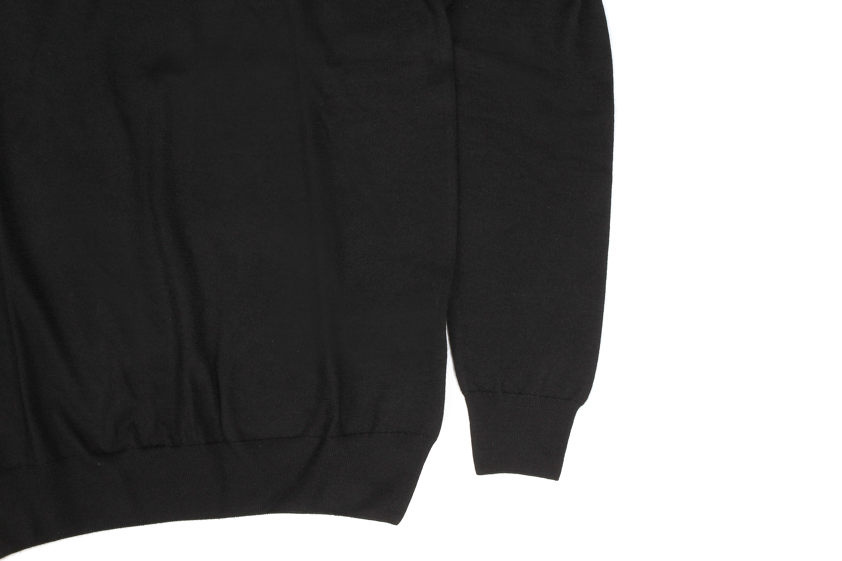 FEDELI (フェデリ) Silk Cashmere Crew Neck Sweater シルクカシミア クルーネック セーター BLACK (ブラック・9)made in italy (イタリア製) 2021 秋冬新作 【入荷しました】【フリー分発売開始】愛知 名古屋 Alto e Diritto altoediritto アルトエデリット シルカシニット