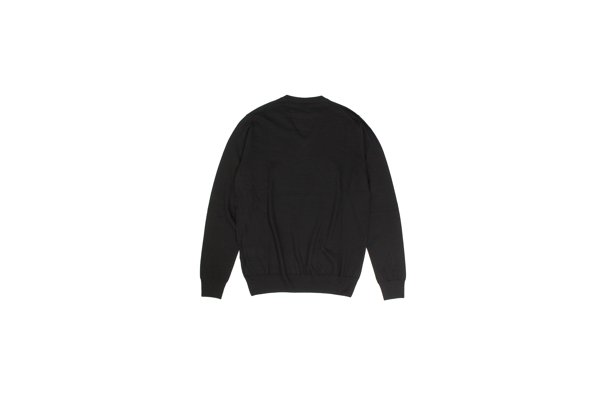 FEDELI (フェデリ) Silk Cashmere V Neck Sweater シルクカシミア Vネック セーター BLACK (ブラック・9) made in italy (イタリア製) 2021 秋冬新作 【入荷しました】【フリー分発売開始】Alto e Diritto altoediritto アルトエデリット 愛知 名古屋 シルカシ Vネックニット