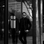 FIXER(フィクサー) F2(エフツー) SINGLE RIDERS Cashmere Suede Leather シングルライダース ジャケット BLACK(ブラック)のイメージ