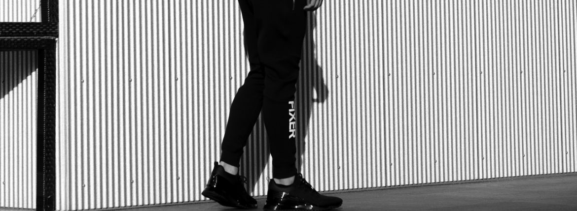 FIXER (フィクサー) FPT-01(エフピーティー01) Technical Jersey Jogger Pants テクニカルジャージー ジョガーパンツ BLACK (ブラック) 【ご予約開始】【2021.7.19(Mon)～2021.8.08(Sun)】のイメージ