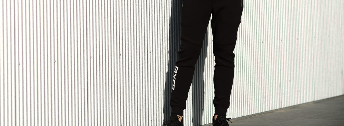 FIXER (フィクサー) FPT-01(エフピーティー01) Technical Jersey Jogger Pants テクニカルジャージー ジョガーパンツ BLACK (ブラック) 【ご予約開始】【2021.7.19(Sat)～2021.8.08(Sun)】 愛知　名古屋 Alto e Diritto アルトエデリット ジャージ スウェットパンツ