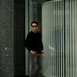 RIVORA (リヴォラ) GENTLE Knit Crew Neck (ジェントル ニット クルーネック) Cashmere Mohair Silk カシミア モヘア シルク ニット クルーネックセーター BLACK (ブラック・010) MADE IN JAPAN (日本製) 2021 秋冬 【Alto e Diritto 別注】【Special Model】のイメージ