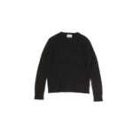 RIVORA (リヴォラ) GENTLE Knit Crew Neck (ジェントル ニット クルーネック) Cashmere Mohair Silk カシミア モヘア シルク ニット クルーネックセーター BLACK (ブラック・010) MADE IN JAPAN (日本製) 2021 秋冬 【Alto e Diritto 別注】【Special Model】 【ご予約開始】のイメージ