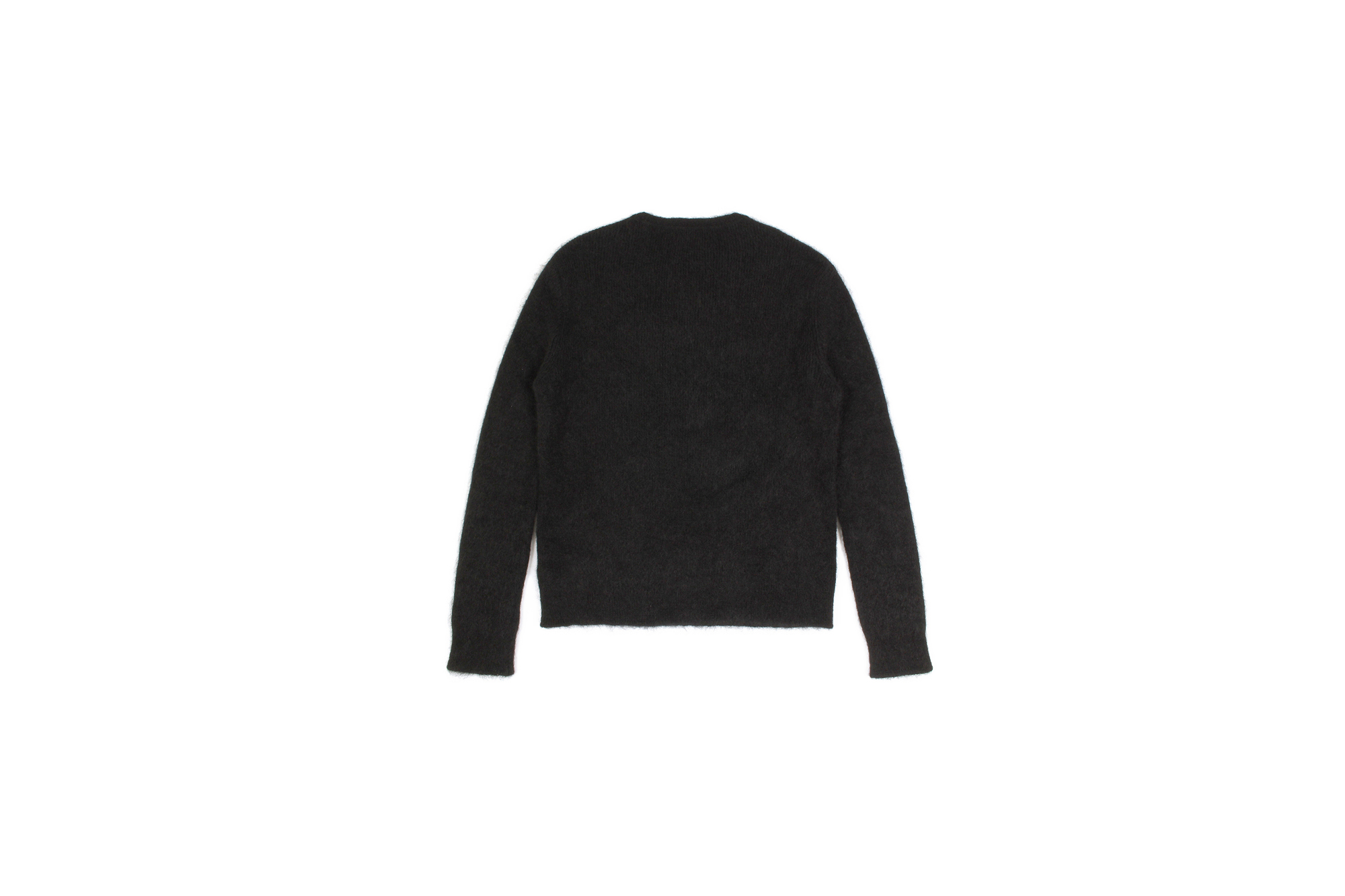 RIVORA (リヴォラ) GENTLE Knit Crew Neck (ジェントル ニット クルーネック) Cashmere Mohair Silk カシミア モヘア シルク ニット クルーネックセーター BLACK (ブラック・010) MADE IN JAPAN (日本製)  2021 秋冬 愛知 名古屋 Alto e Diritto altoediritto アルトエデリット