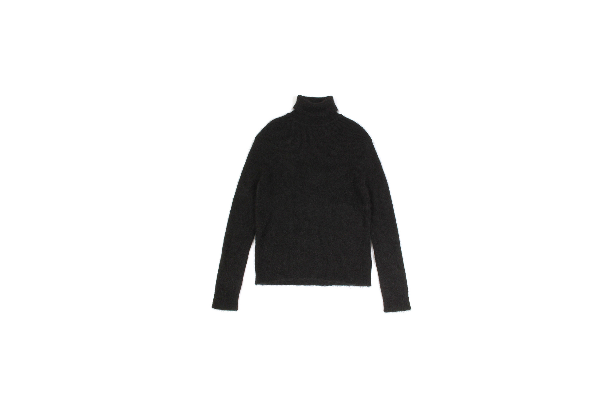 RIVORA (リヴォラ) GENTLE Knit High Neck (ジェントル ニット ハイネック) Cashmere Mohair Silk カシミア モヘア シルク ニット タートルネックセーター BLACK (ブラック・010)　MADE IN JAPAN (日本製) 2021秋冬 【Alto e Diritto 別注】【Special Model】愛知 名古屋 Alto e Diritto altoediritto アルトエデリット