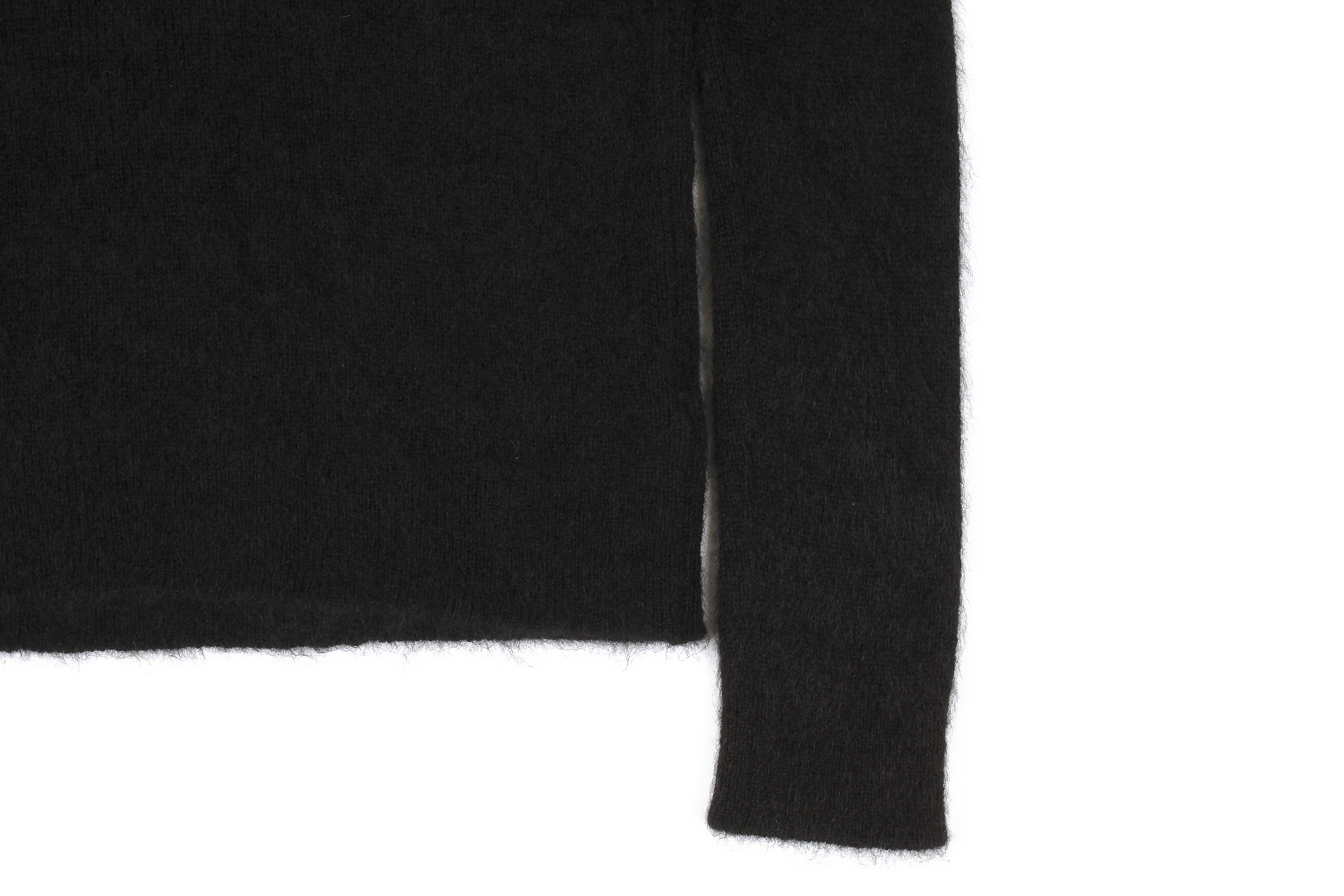 RIVORA (リヴォラ) GENTLE Knit High Neck (ジェントル ニット ハイネック) Cashmere Mohair Silk カシミア モヘア シルク ニット タートルネックセーター BLACK (ブラック・010)　MADE IN JAPAN (日本製) 2021秋冬 【Alto e Diritto 別注】【Special Model】愛知 名古屋 Alto e Diritto altoediritto アルトエデリット