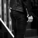 BALMAIN（バルマン）SKINNY COTTON SLIM CUT JEANS (スキニー コットン スリムカット ジーンズ) ストレッチ スキニー デニムパンツ NOIR (ブラック) MADE IN JAPAN (日本製) 2021 秋冬新作 【入荷しました】【フリー分発売開始】のイメージ