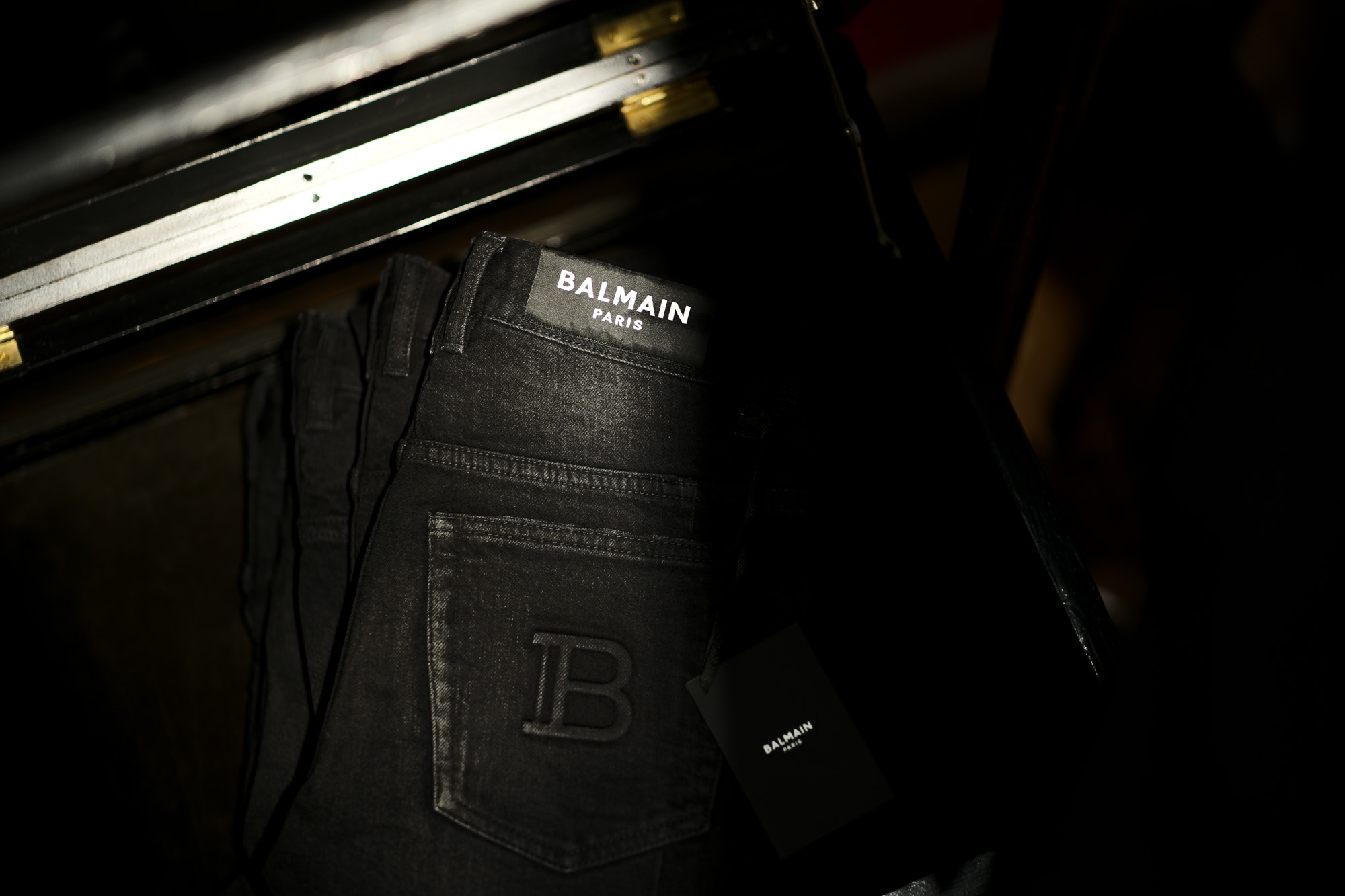 BALMAINバルマンSKINNY COTTON SLIM CUT JEANS スキニー コットン