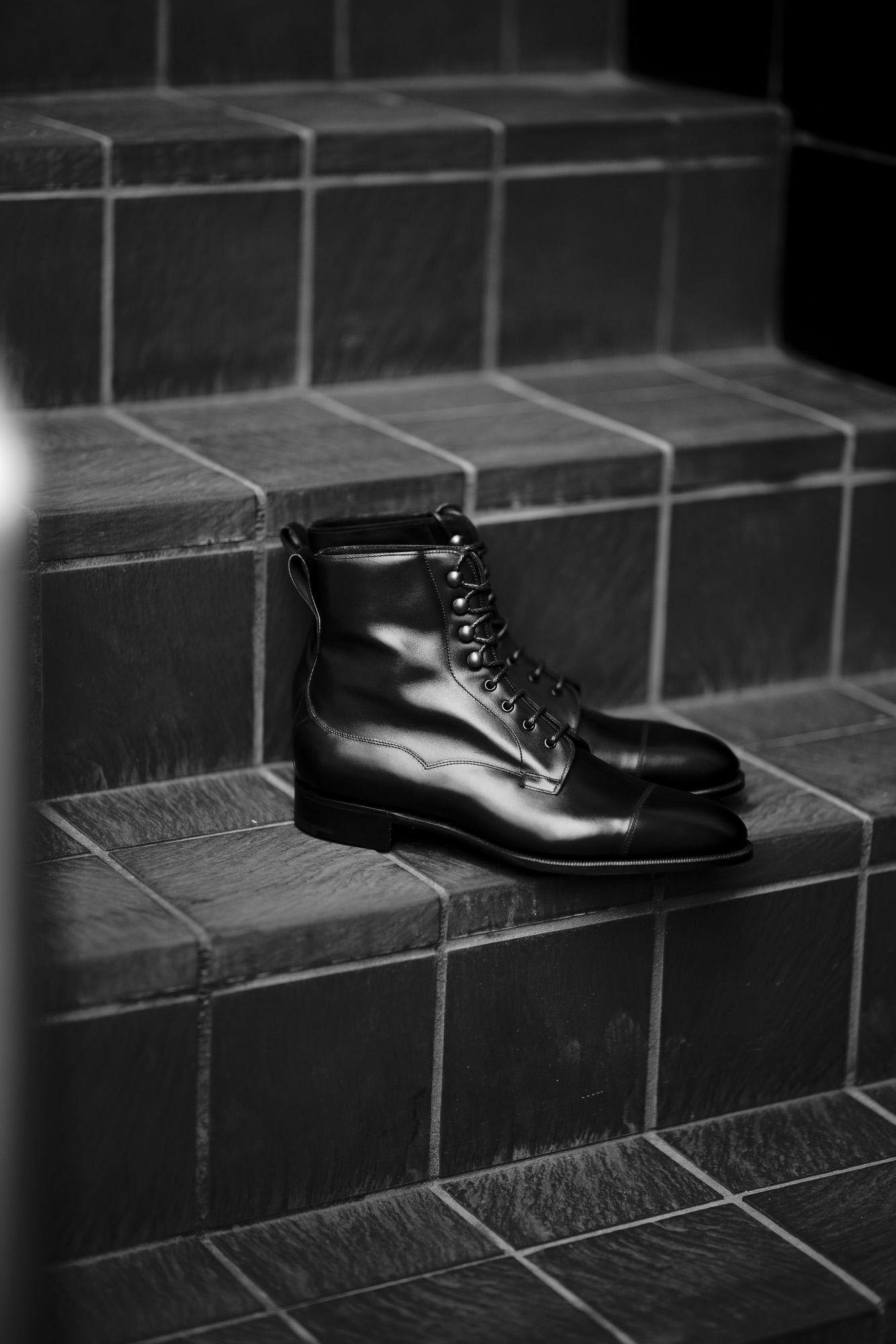 EDWARD GREEN (エドワードグリーン) GALWAY (ゴールウェイ) 82LAST E Lace up boots Black Calf ブラックカーフレザー レースアップブーツ BLACK (ブラック) Made In England (イギリス製) 2021 秋冬 【入荷しました】【フリー分発売開始】愛知 名古屋 Alto e Diritto altoediritto アルトエデリット レザーブーツ