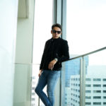 FIXER(フィクサー) F2(エフツー) SINGLE RIDERS Cashmere Suede Leather シングルライダース ジャケット BLACK(ブラック)【SOLD OUT】のイメージ