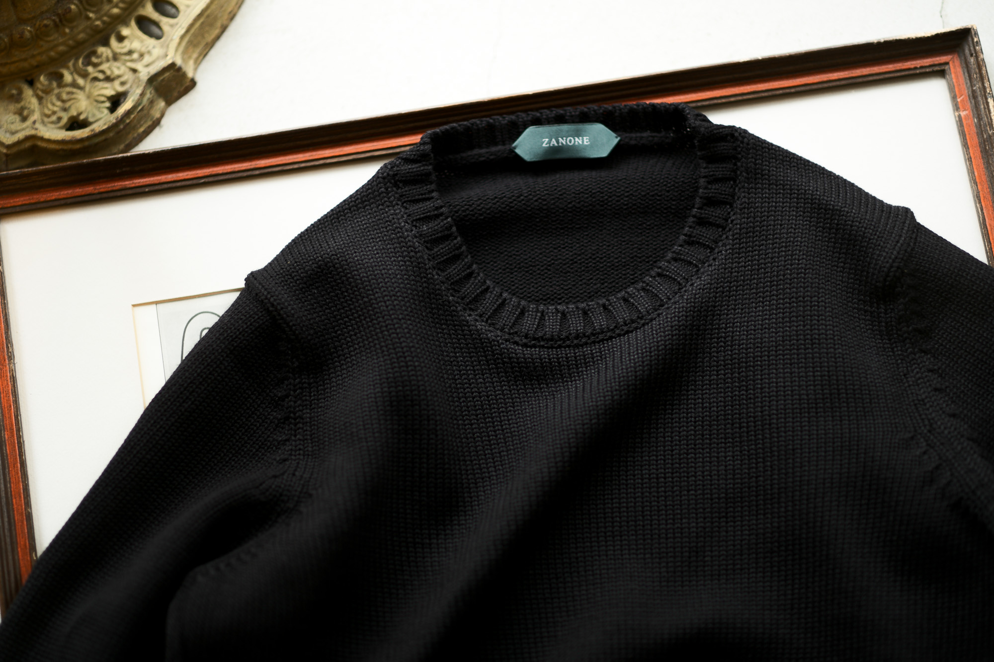 ZANONE(ザノーネ) Crew Neck Sweater (クルーネック セーター) VIRGIN WOOL 100% ミドルゲージ