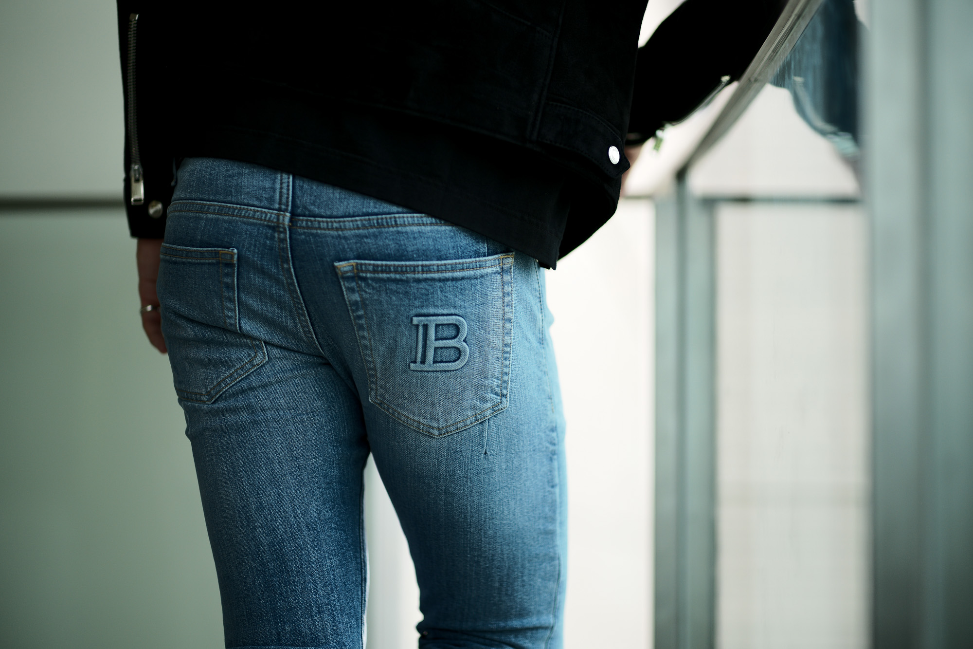 BALMAN ULTRA SKINNY JEANS