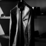 CINQUANTA(チンクアンタ) H502 STAND COLLAR RIDERS (スタンド カラー ジャケット) NAPPA LEATHER ナッパレザー シングル ライダース ジャケット BLACK GOLD (ブラック ゴールド・999) Made in italy (イタリア製) 2020 秋冬新作 【入荷しました】【フリー分発売開始】のイメージ