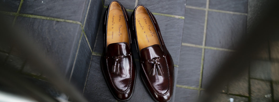 ENZO BONAFE(エンツォボナフェ) ART. EB-07 Tassel Loafer タッセルローファー MUSEUM CALF(ミュージアムカーフ) ドレスシューズ ローファー DARK BROWN(ダークブラウン) made in italy (イタリア製) 2021 秋冬 【ご予約受付中】 愛知 名古屋 altoediritto アルトエデリット EB-08 EB-44 EB-07 3722 LAMA LEATHER MUSEUM CALF DARK BROWN LIZARD ローファー ドレスシューズ スリッポン タッセルローファー