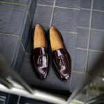 ENZO BONAFE(エンツォボナフェ) ART. EB-07 Tassel Loafer タッセルローファー MUSEUM CALF(ミュージアムカーフ) ドレスシューズ ローファー DARK BROWN (ダークブラウン) made in italy (イタリア製) 2021 秋冬新作のイメージ